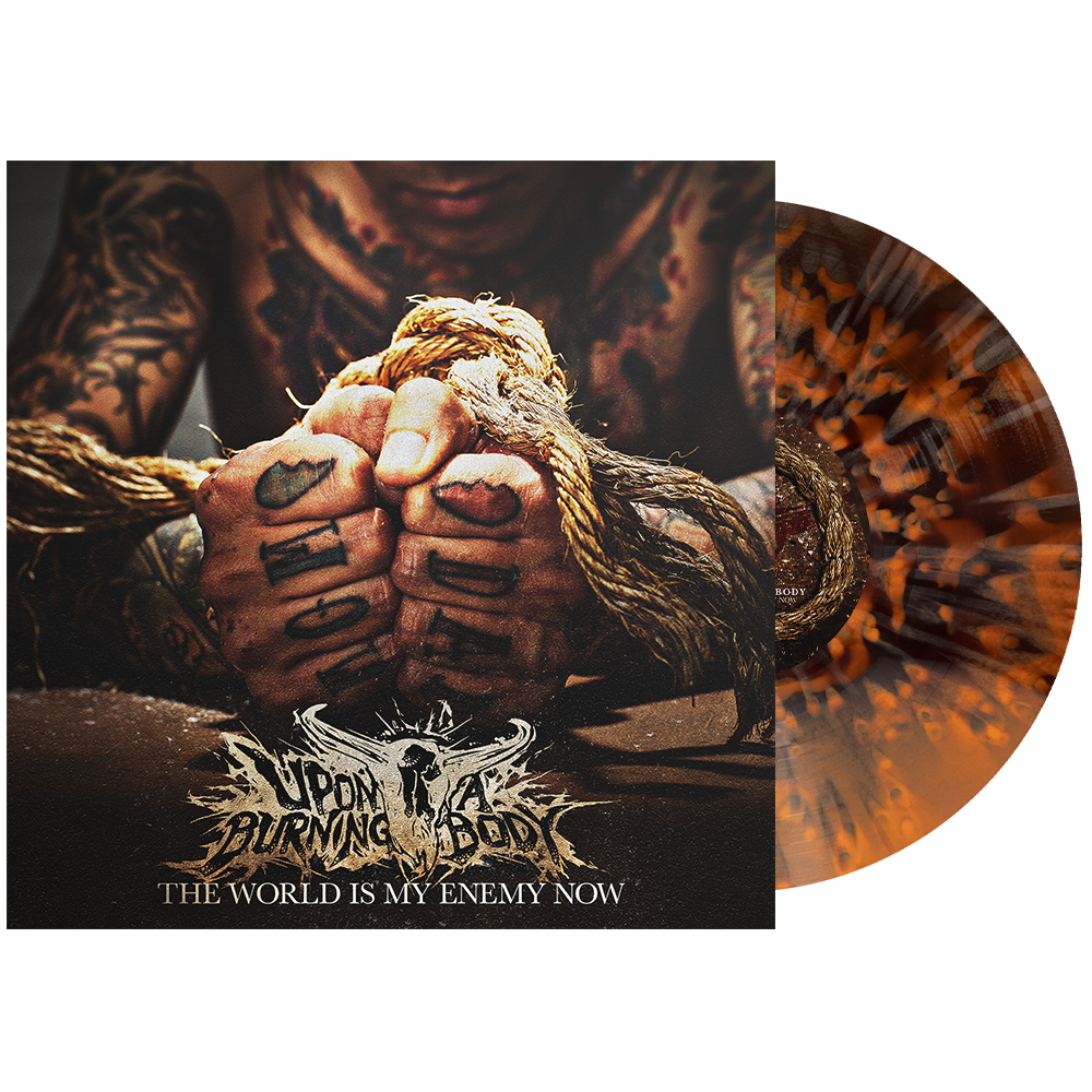 Upon a Burning Body - 'The World Is My Enemy Now' Vinyl (Black Ice + Orange Cloudy)