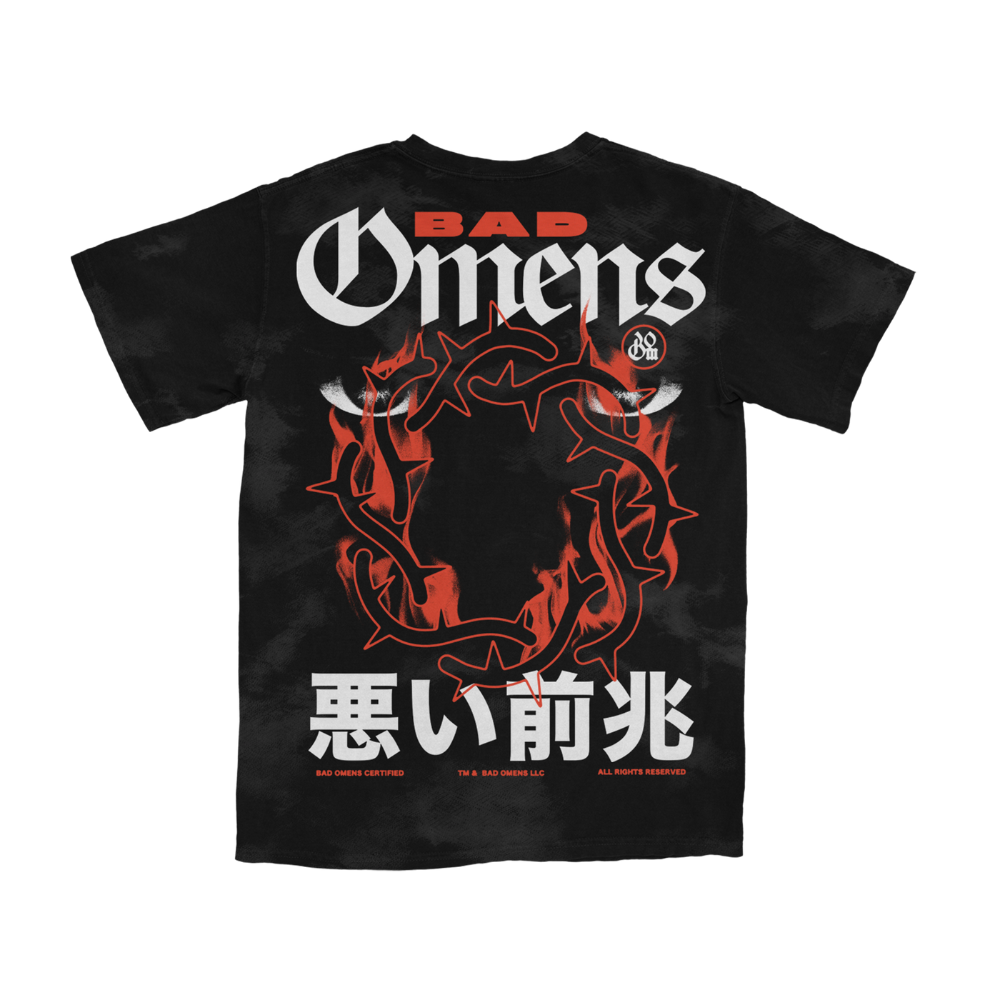 Bad Omens - 'Like a Villain' Black Dye Tee