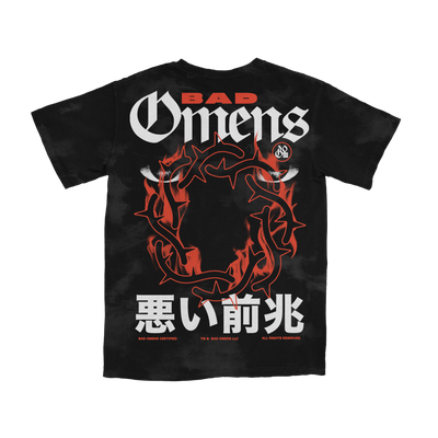 Bad Omens - 'Like a Villain' Black Dye Tee