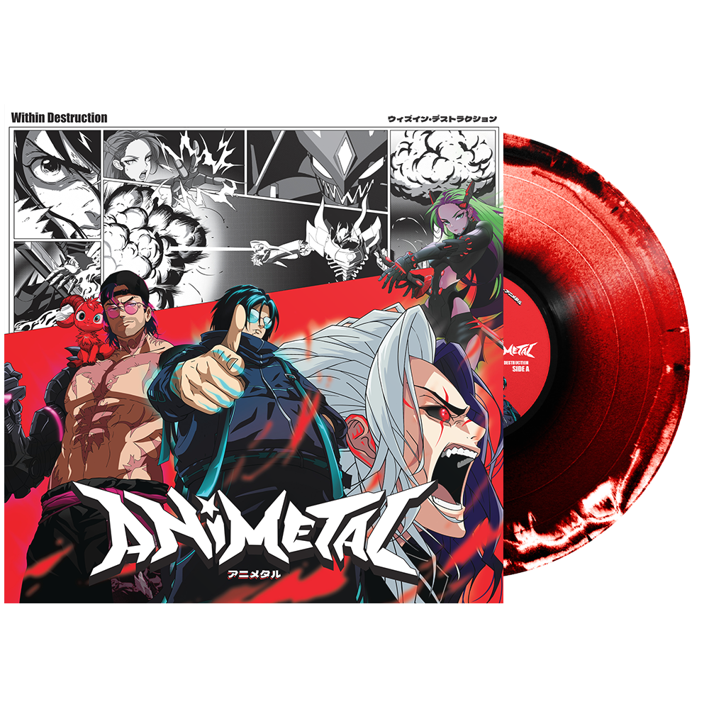 Within Destruction - 'ANIMETAL' Vinyl (Black + Red + White Side A/B)