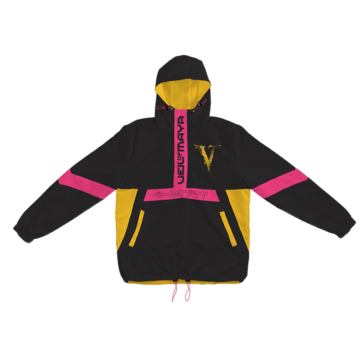 【美品】RAINMAKER STANDUP SHAWLCOLLARJACKET black-stand-up-shawl-collar-