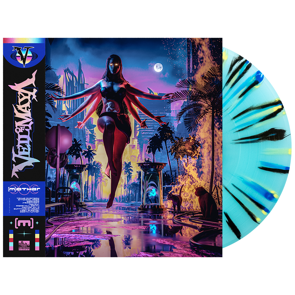 Veil of Maya - [m]other Vinyl (Electric Blue w/ Yellow + Black + Blue Splatter)