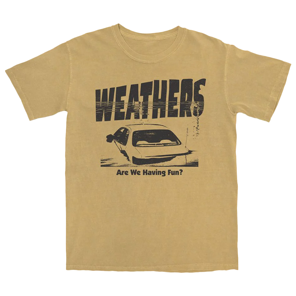 Weathers - How's My Driving Vintage Mustard Tee