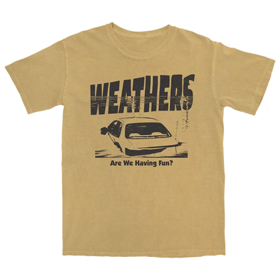 Weathers - How's My Driving Vintage Mustard Tee