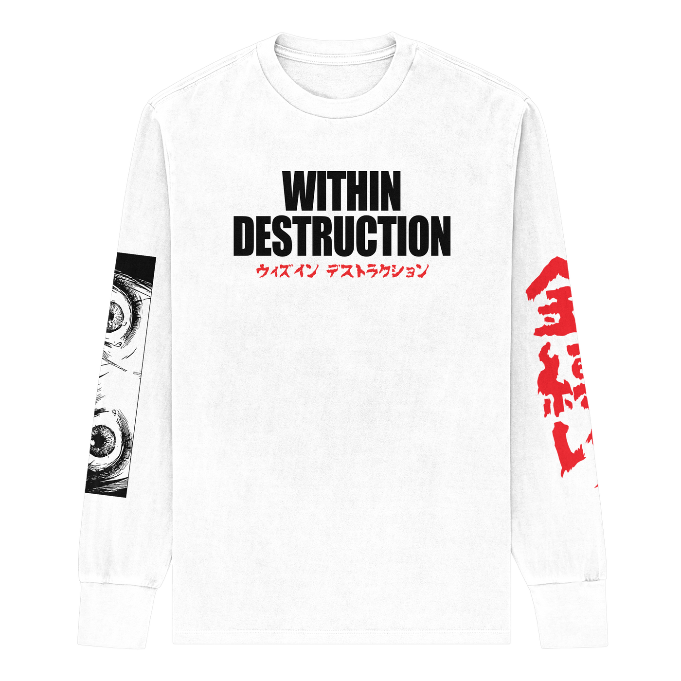 Within Destruction - 'Kanashibari' White Long Sleeve