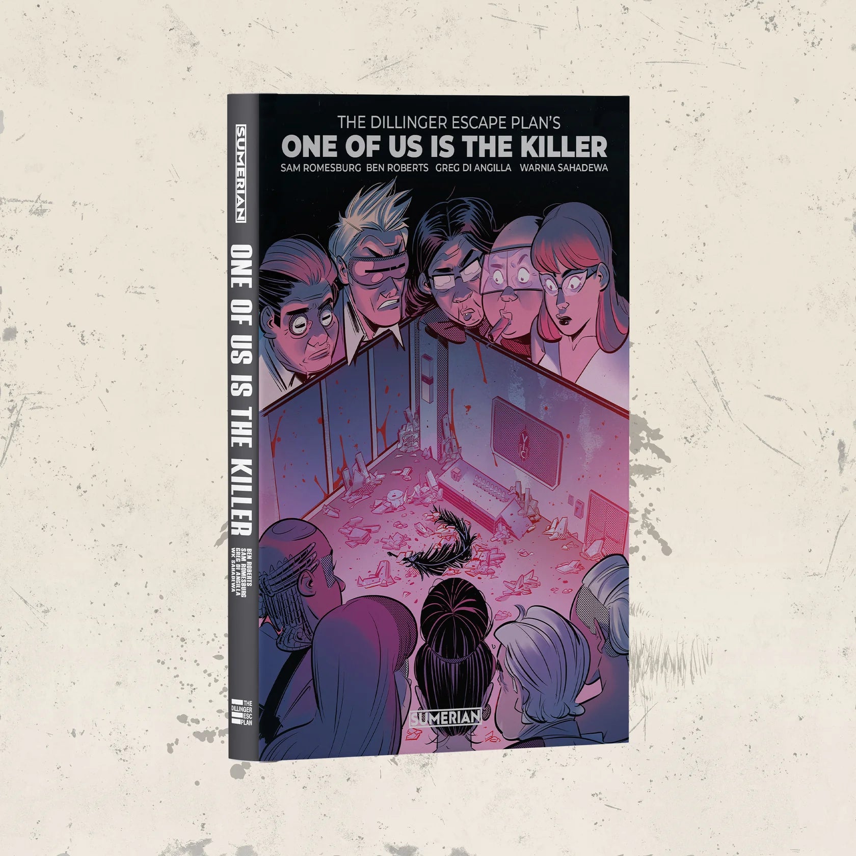 The Dillinger Escape Plan One Of Us Is The Killer Comic Sumerian