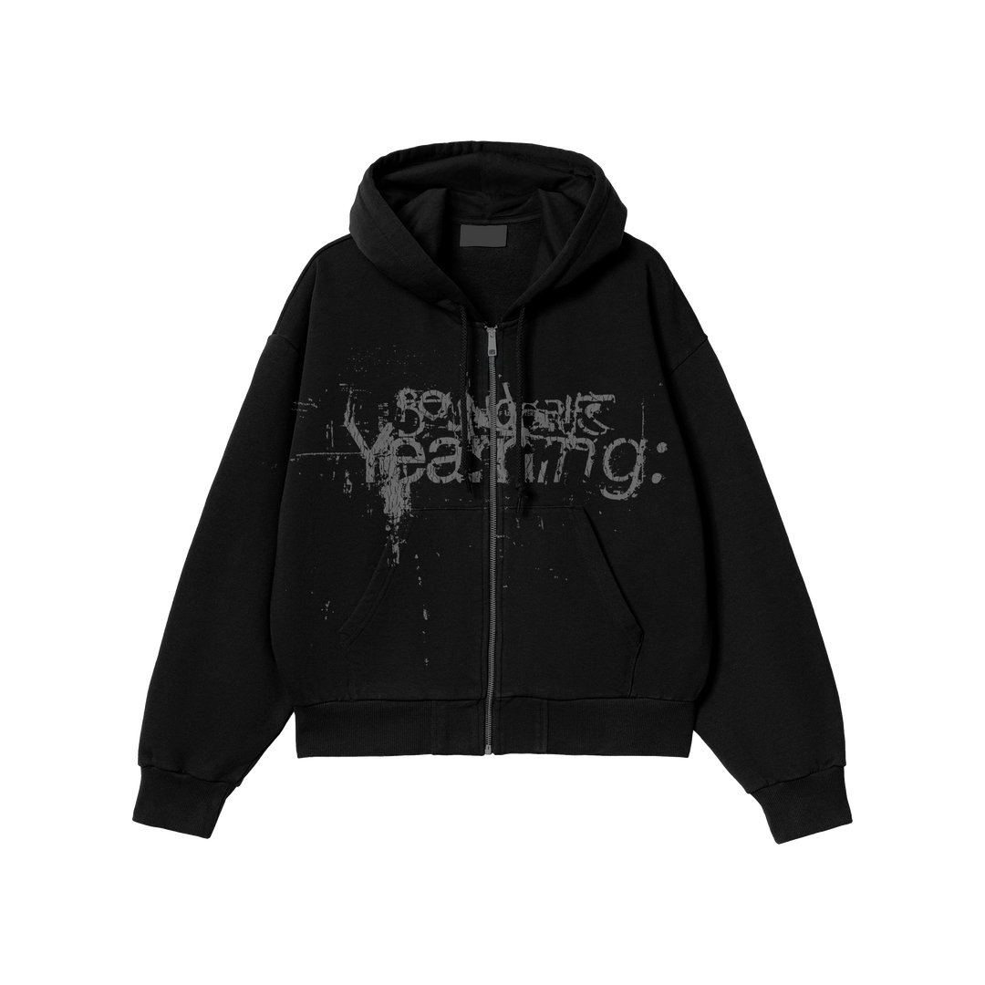 【未使用品】BORDERS at BALCONY ZIP UP HOODIE Boundaries - 'Yearning' Zip-Up Hoodie – Sumerian Merch