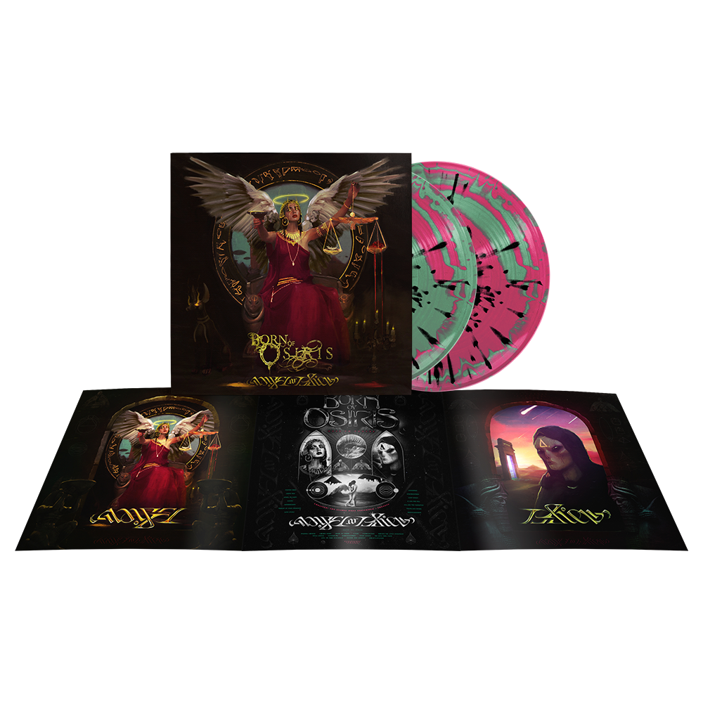 Born of Osiris - 'Angel or Alien' Vinyl (Mint Green & Neon Magenta Side A/B w/ Black Splatter)