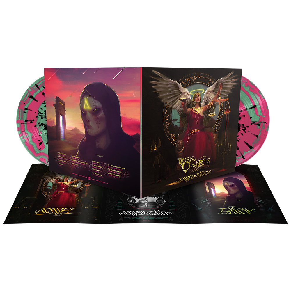 Born of Osiris - 'Angel or Alien' Vinyl (Mint Green & Neon Magenta Side A/B w/ Black Splatter)