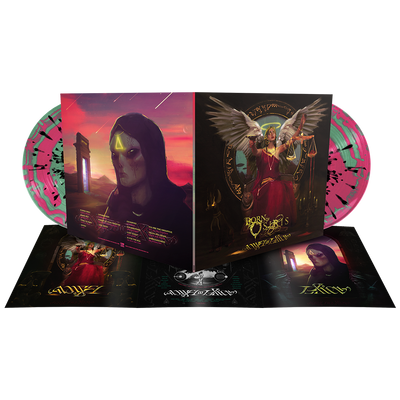 Born of Osiris - 'Angel or Alien' Vinyl (Mint Green & Neon Magenta Side A/B w/ Black Splatter)