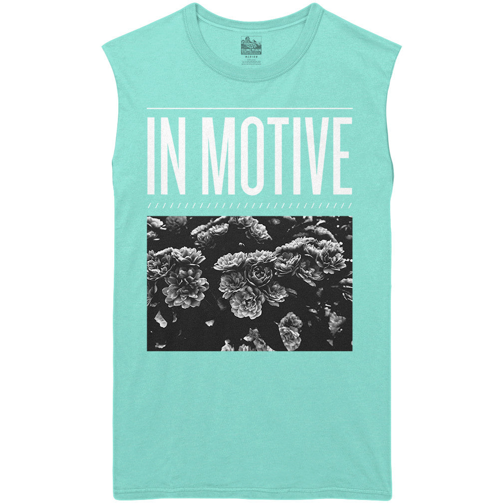 IN MOTIVE - Floral Cut-Off Tee